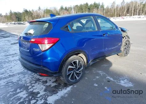 2019 Honda Hr-V Sport из США, поврежденный, VIN 3CZRU6H15KM734140